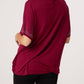 Nicola Embellished T Shirt Berry