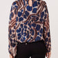 Maisie Lurex Pebble Top Navy
