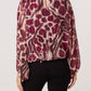 Maisie Lurex Pebble Top Burgundy