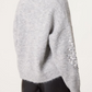 Kitty Diamanté Jumper Grey