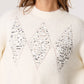 Kitty Diamanté Jumper Cream