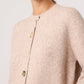 Laura Print Button Cardigan Beige