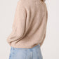 Laura Print Button Cardigan Beige