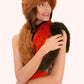 Elsa 3 Tone Scarf Tangerine Mocca & Orange