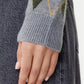 Sage Argyle Cardigan