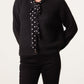 Emily Cardigan PolkaDot Scarf Black