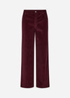 Ivalou 3 Corduroy Jeans Burgandy