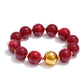 Burgundy Beaded Bracelet