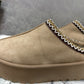 Roxi Platform Slide Mule Slippers Mocha