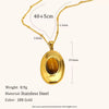 Tigers Eye Gold Necklace