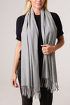 Light Grey Sparkle Scarf