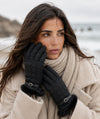 Alden Quilted Waterproof Gloves Black