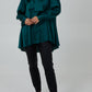 Becca Tie Neck Blouse Green