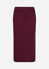 Kanita Knit Skirt Burgundy
