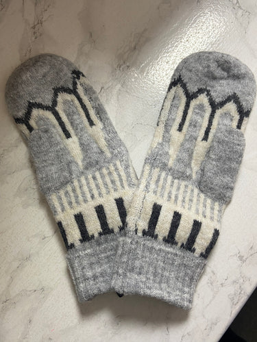 Simone Nordic Mitten Gloves Grey