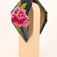 Embroidered Painted Peony Headband - Powder