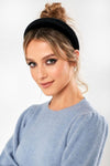 Bella Velvet Hairband Black