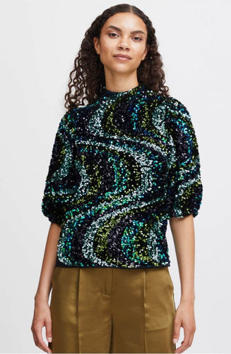 Samio Sequin Top