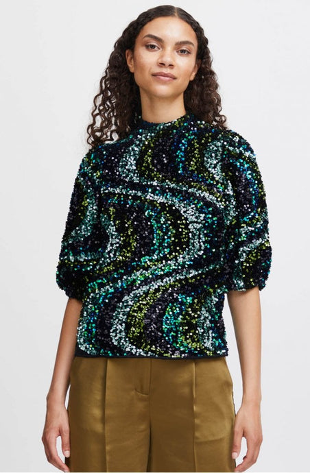 Samio Sequin Top