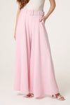 Laura Wide Leg Palazzo Trousers Pink