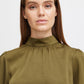 Ilene Long Sleeve Top Military Olive