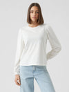 Kerry Long Sleeve Top White