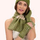 Niamh Wrist Warmers Gloves Olive
