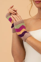 Load image into Gallery viewer, Nora Powder Wrist Warmers Taupe Mix