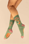 Fox in a meadow Ankle Socks