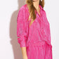 Sadie Oversized Shirt Fuschia Pink