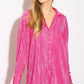 Sadie Oversized Shirt Fuschia Pink