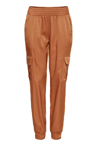 Shine Orange Cargo Trousers