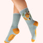 Ankle Socks Happy Acorn Ice