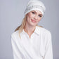 Tillie Winter White Embellishment Beanie Hat