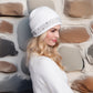 Tillie Winter White Embellishment Beanie Hat
