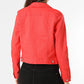 Wild Soya Denim Jacket Firey Red