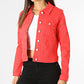 Wild Soya Denim Jacket Firey Red