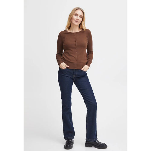 Becca Tessa Flare Jeans Dark Blue