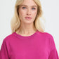 Morla Short Sleeve Knit Festival Fuchsia