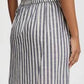 Gry Stripe Midi Skirt