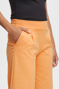 Kate Wide Leg Crop Trousers orange