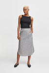 Gry Stripe Midi Skirt