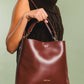 Portrait Tote Bag Burgundy