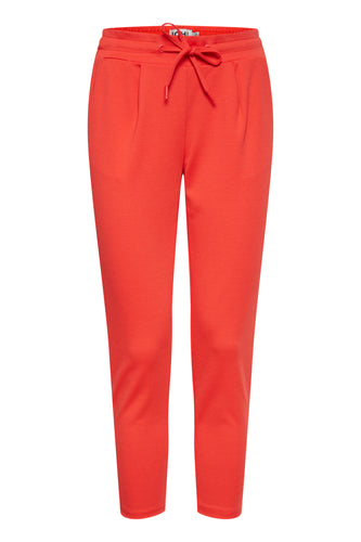 Kate Ankle Grazer Trousers Poppy Red