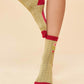 Ladybird in Sage Ankle Socks