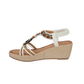 Trinidad Wedge Sandals White