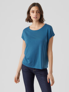 Ava T Shirt Moroccan Blue