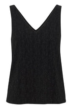 Load image into Gallery viewer, ONLINE ONLY Nelly Shimmer Vest Top Black