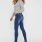 Seven Skinny Fit Blue Denim Jeans