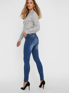 Seven Skinny Fit Blue Denim Jeans